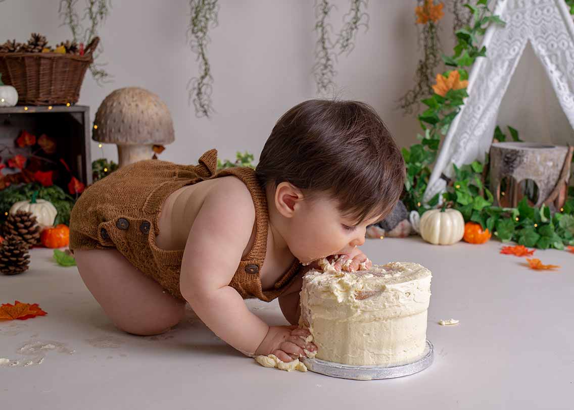 Baby Discovers Magic of Cake, Refuses to Come Up for Air